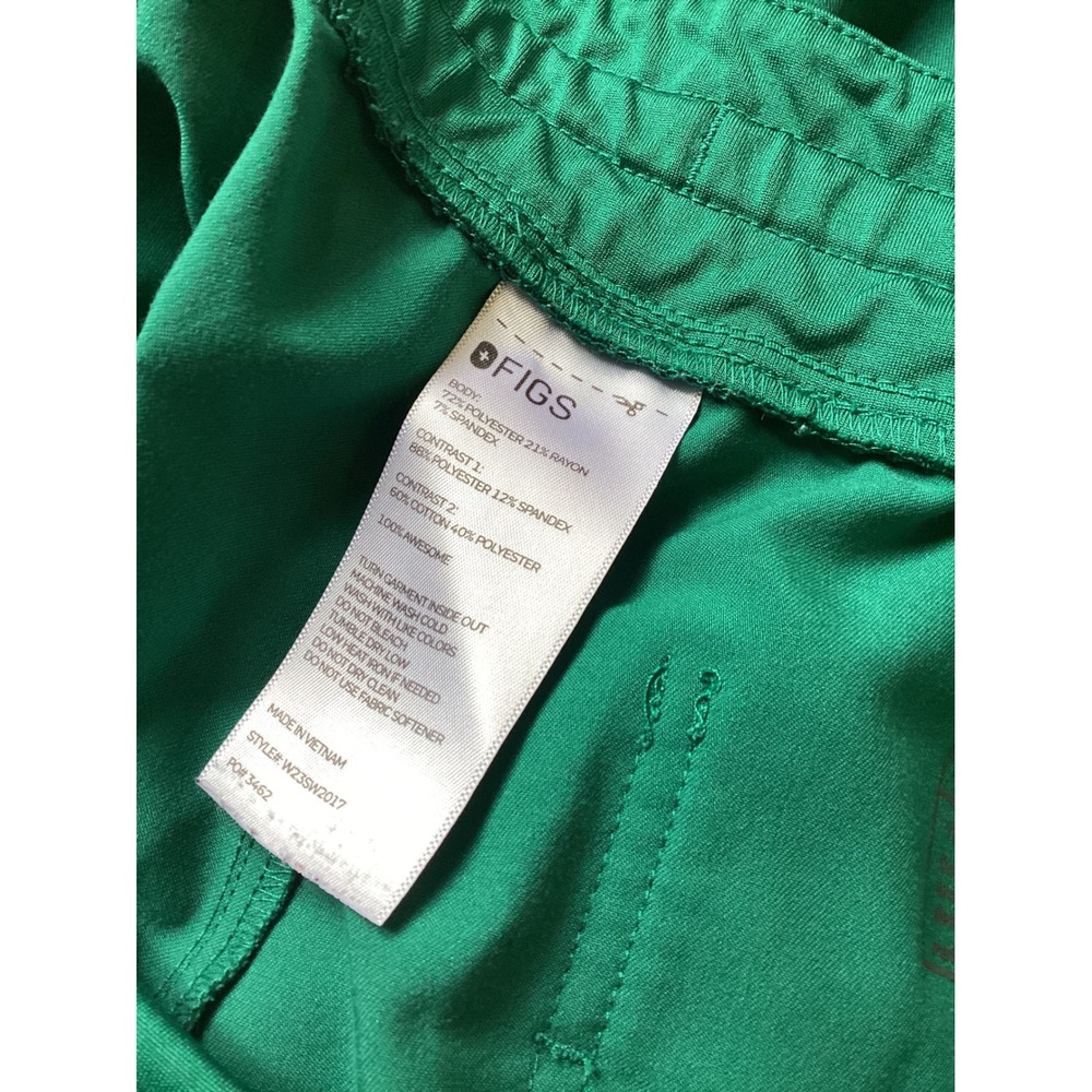 FIGS Zamora Jogger Scrub Pants Green Technical Collection Womens XXL - Picture 9 of 10